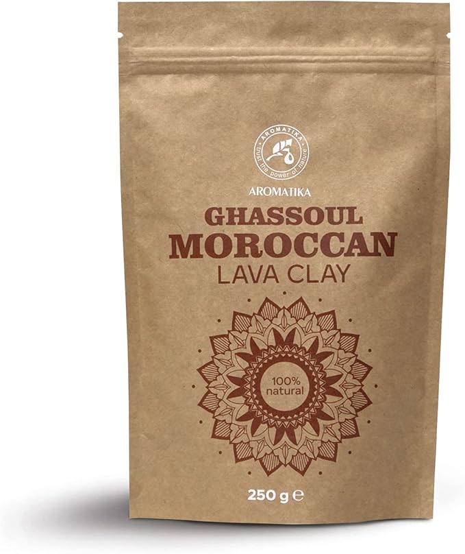 Poudre Argile de Lave Marocaine Rhassoul - 250g